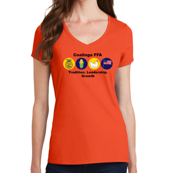 2025 Coalinga FFA Ladies VNeck Tshirt Thumbnail
