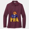 Ladies Silk Touch Long Sleeve Polo Thumbnail